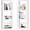 White, variant on Bookshelf with Storage Bins, 8-Cube Storage Organizer with Back Panels, Modern Wood Open Bookcase, Multifunctional Display Shelf for Living Room, Bedroom, Home Office, White