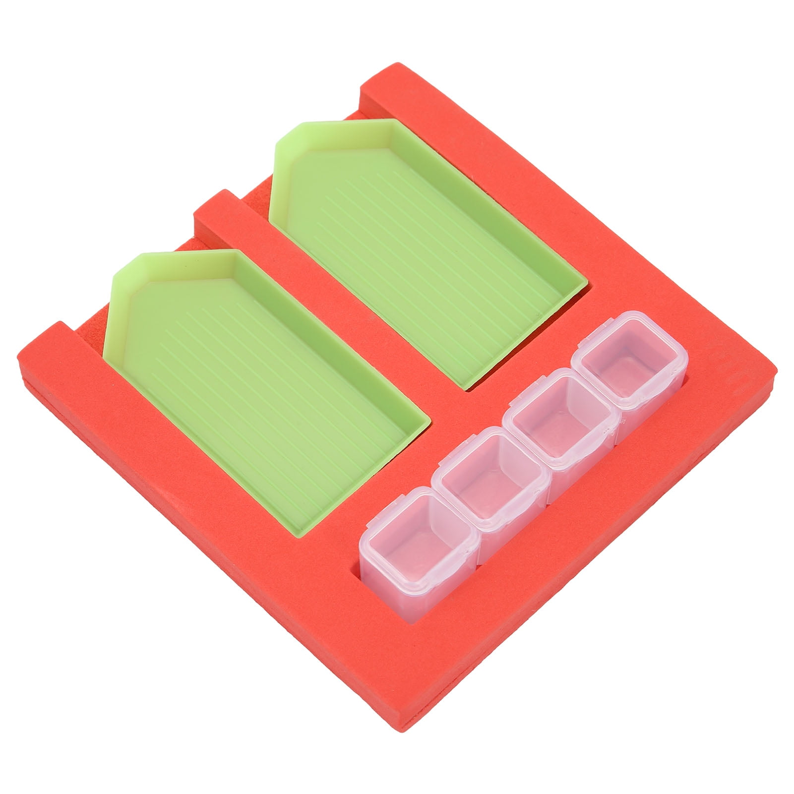 Bead Tray, Rut Design Rhinestone Tray Saving Time Plastic Sponge