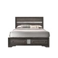 thumbnail image 1 of ACME Naima Eastern King Bed w/Storage in Gray, 1 of 3