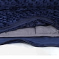 thumbnail image 5 of NEX, HAITRAL NEX Blue Weighted Blanket Duvet Set, Full/Queen, Blue, Solid Print, 5 of 5