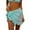 Lake Green, variant on Musuos Women Summer Tie Up Beach Bikini Cover Up Sheer Solid Color Wrap Skirt Swimwear Cover Up for Ladies