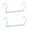 2pcs black, variant on Multifunctional Magic Hook Hanger Space-saving 5 Holes Hanger Simple Folding Windproof Clothes Hanger Apartments Dorms Home