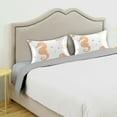 thumbnail image 3 of Yayeee Pillowcase King Size Set of 2 Satin Wrinkle Resistant Pillow Case, White Seahorse, 3 of 7