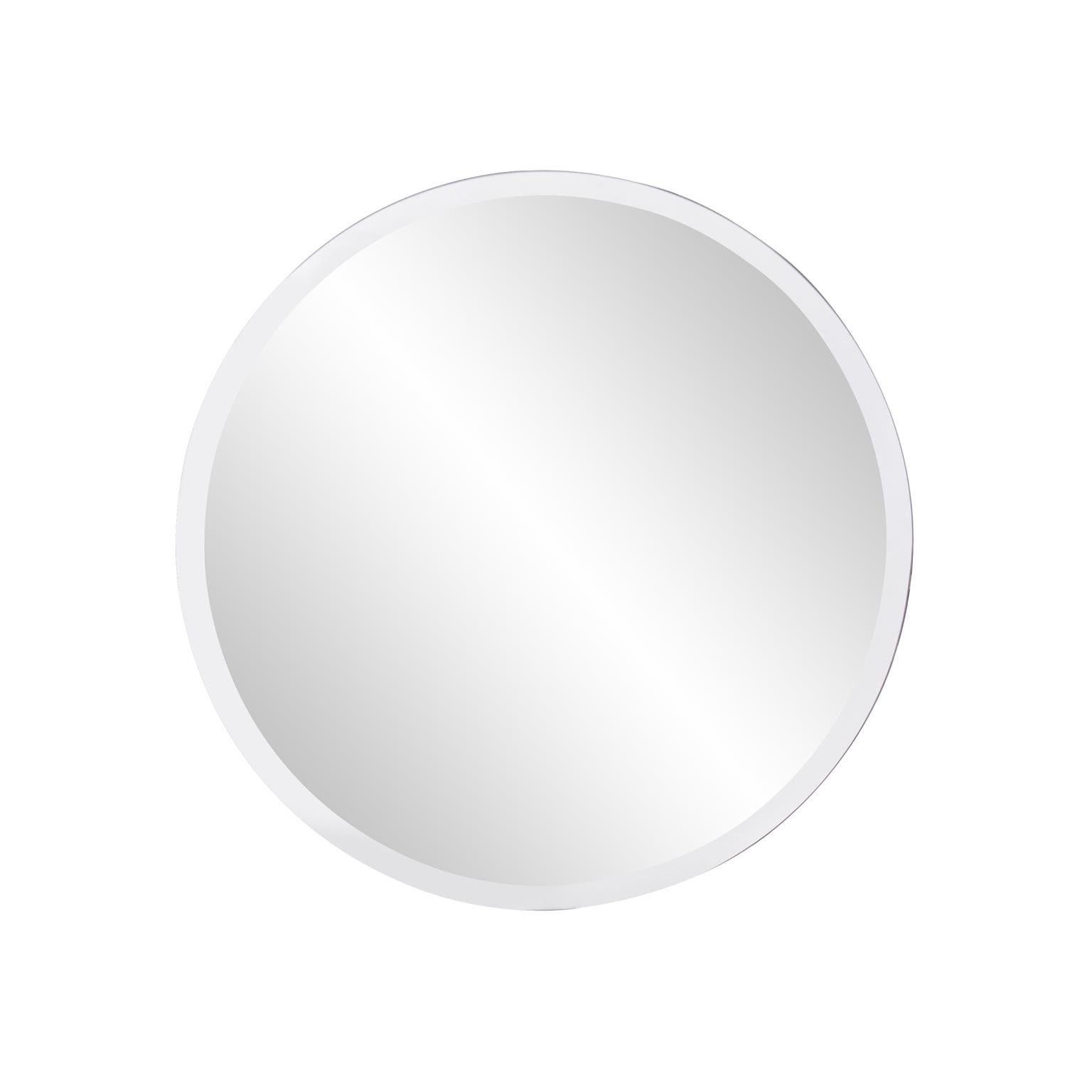 Tyler Dillon Frameless Beveled Round Wall Mirror - 12 x 12