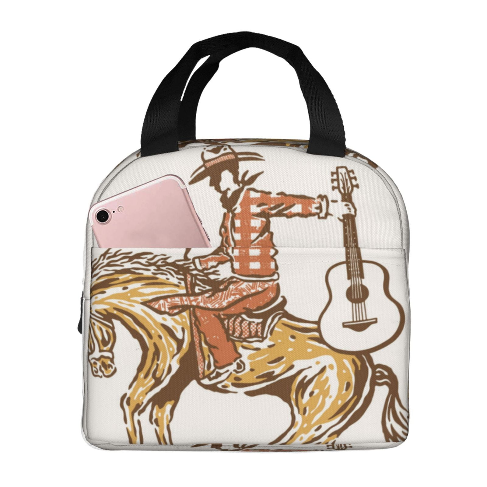Easygdp Cowboy Rodeo Guitar Bolsa Térmica Premium - Tela Oxford ...