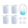 thumbnail image 4 of simhoa Silicone Measuring Cups Kit Epoxy Jewelry Casting Tools Kit Reusable Mixing Cup 8PCS, 4 of 8