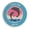 Shoreline Blue, variant on Lahaina, Maui Dolphin Sunset 3.5 Inch Iron Or Sew On Embroidered Fabric Badge Patch Ocean Beach, Salt Life Iconic Series