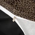 thumbnail image 4 of Meiyoeat Classic Leopard Print Duvet Cover King, Wild Animal Spot Pattern King Bedding, Brown Black,3 Pieces,No Comforter,Black Reversible, 4 of 6