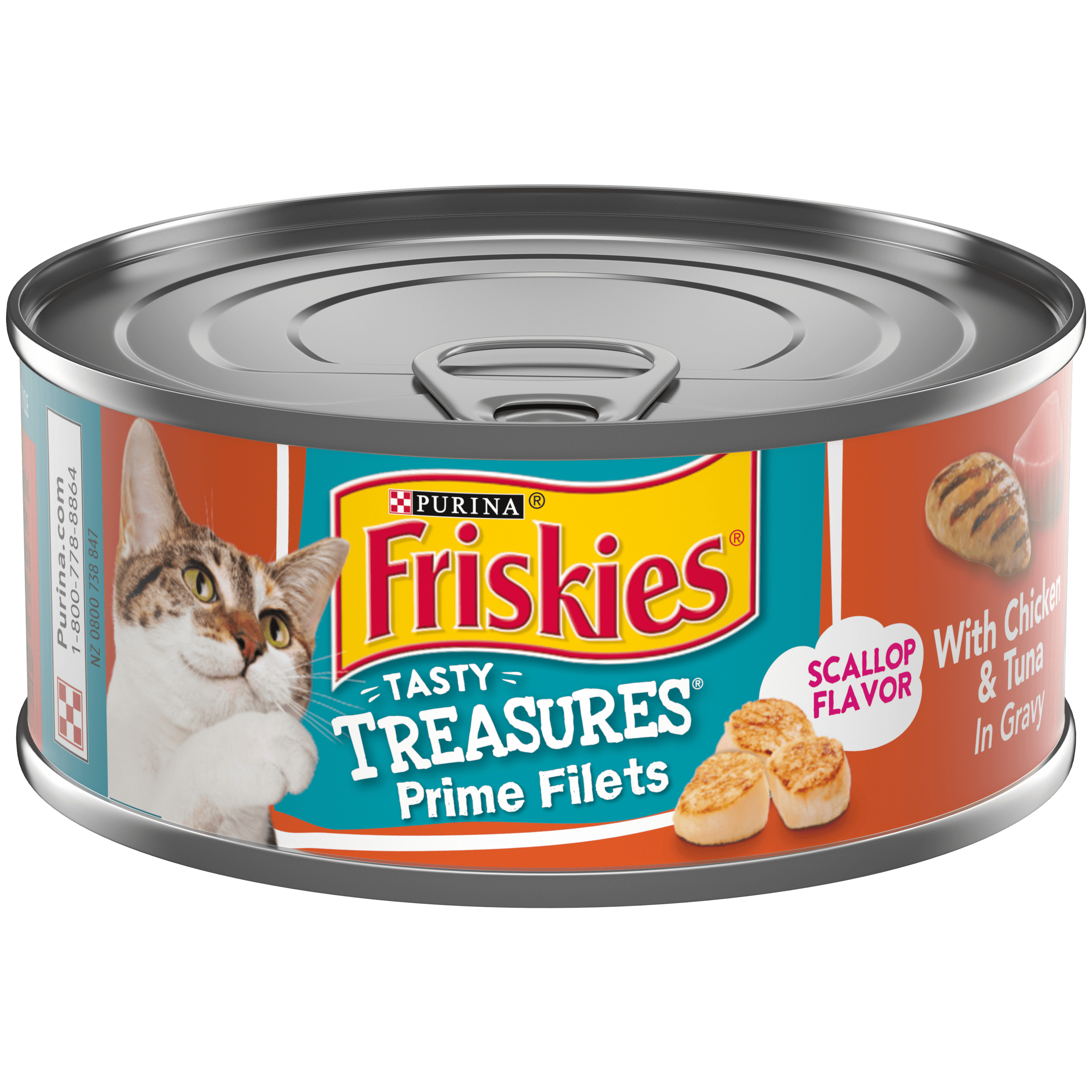 (24 Pack) Friskies Gravy Wet Cat Food, Tasty Treasures With Chicken