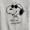 thumbnail image 3 of Peanuts - Cool Joe Keep On Smiling - Youth Crewneck Sweatshirt, 3 of 6