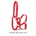 thumbnail image 4 of High Density 6mm, Horse Bridle Control Halter Thickened Webbing Riding Accessories Red Color, 4 of 8