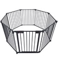 thumbnail image 2 of Noaman 200" Extra-Wide Safety Gate with 8 Panels - Expandable Metal Play Yard for Large Spaces, Baby & Pet Proof Barrier, 2 of 15
