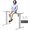 White, variant on Height Adjustable Desk Frame with Memory , Fits Up to 47.2" Desktop, Ergonomic Sit-Stand Base for Home & Office, Black Frame Only