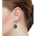 thumbnail image 2 of 925 Sterling Silver Earring Natural Malachite Handmade Jewelry, 2 of 5