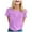 Purple, variant on Breast Cancer Shirts for Women Funny Crew Neck T-Shirt for Women Regular Fit Breast Cancer Tops Outfits Clothes Pink Ribbon Short Sleeve