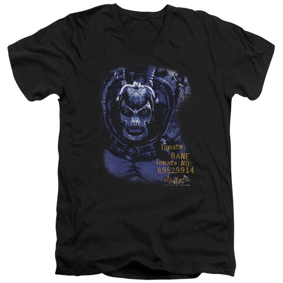 Batman Aa - Arkham Bane - Slim Fit V Neck Shirt - Large