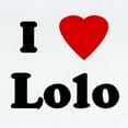 thumbnail image 2 of CafePress - I Love Lolo Infant Bodysuit - Baby Light Bodysuit, Size Newborn - 24 Months, 2 of 4
