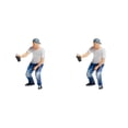 thumbnail image 3 of Wweixi 1/87 Diorama Graffiti Figure Characters Resin People Train Layout boy white 2Set, 3 of 6