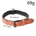 thumbnail image 2 of Padded PU Leather Dog Collar,Breathable Heavy Duty Dog Collar Leather With Adjustable -Proof Metal Buckle For Small Medium Large Dogs(L,Brown), 2 of 4