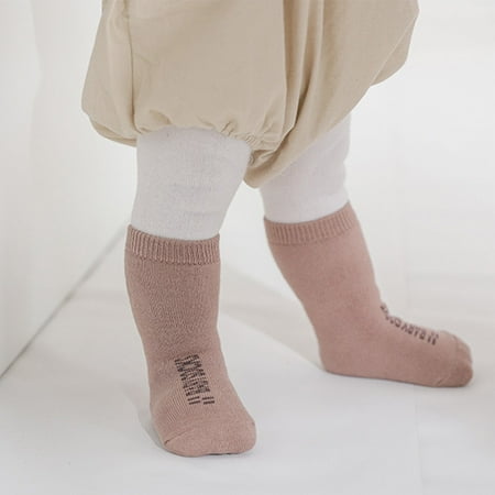 

〖TOTO〗Baby Socks Boys And Girls Baby Floor Socks Thickened Warm Wool Ring Non-Slip Indoor Walking Socks