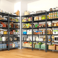 thumbnail image 2 of REIBII 72"H Wire Shelving 6-Tier Storage Shelves Metal Storage Rack for Kitchen Pantry,Black, 2 of 9
