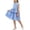 Blue, variant on Cethrio Summer Dresses for Girl 2026, Gifts Casual Crew Neck Sleeveless Kids Midi Dresses Blue Size 6-7 T