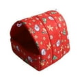 thumbnail image 3 of Monfince Winter Hamster House Bed Soft Comfortable Windproof Cotton M-XL Foldable For Guinea Pig Tent Bed Small Animal Warm Bed, 3 of 7