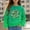 Light Blue, variant on Girl's Cute Graphic Crew Neck Sweatshirt St. Patrick's Day Long Sleeve Pullover Tops T Shirt For Boys Army Green 5-6 Years