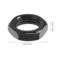 thumbnail image 2 of 50pcs Iron Hexagonal Lock Nut Fasteners For Lamp Repair Parts Lighting Fixture Screw Accessories Diy Replacement Hardware Light Socket Collar Rings, 2 of 8