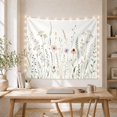 thumbnail image 5 of Floral Garden Airy with Vertical Arrangement Wildflowers, Nostalgic Vintage for Botanical Art Lovers, Wall Decor, Mother'S Day Gift, Tapestry Wall Hanging for Dorm and Living Room, 5 of 7