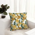 thumbnail image 6 of Pofeuu Yellow Tulips Print Double-sided plush pillowcase Square Throw Pillow Covers Pillows Cover for Living Room Bedroom Sofa Couch Cushion Cover（No pillow core）-18"x18", 6 of 7