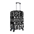thumbnail image 3 of Uemuo Not All Who Wander Are Lost 2 Printed Washable Luggage Cover - Fashion Suitcase Protector Fits 18-32 Inch Luggage -X-Large, 3 of 9