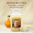 thumbnail image 2 of Village Candle Maple Butter Scented Candle, Large 21.25 oz Apothecary Jar, 2 of 9