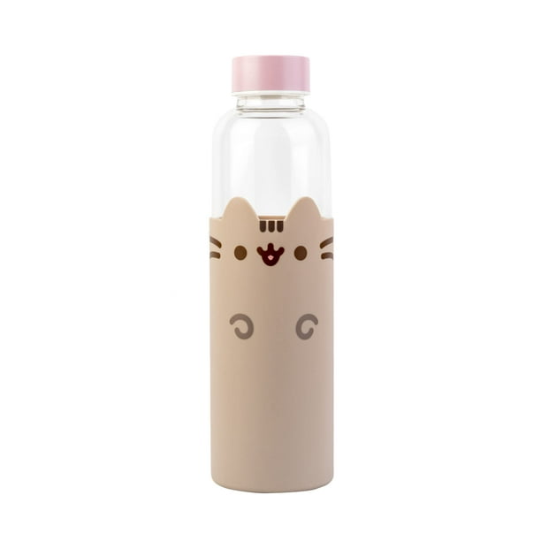 Botella de Agua de Vidrio Grupo Erik Pusheen 500ml Aislada
