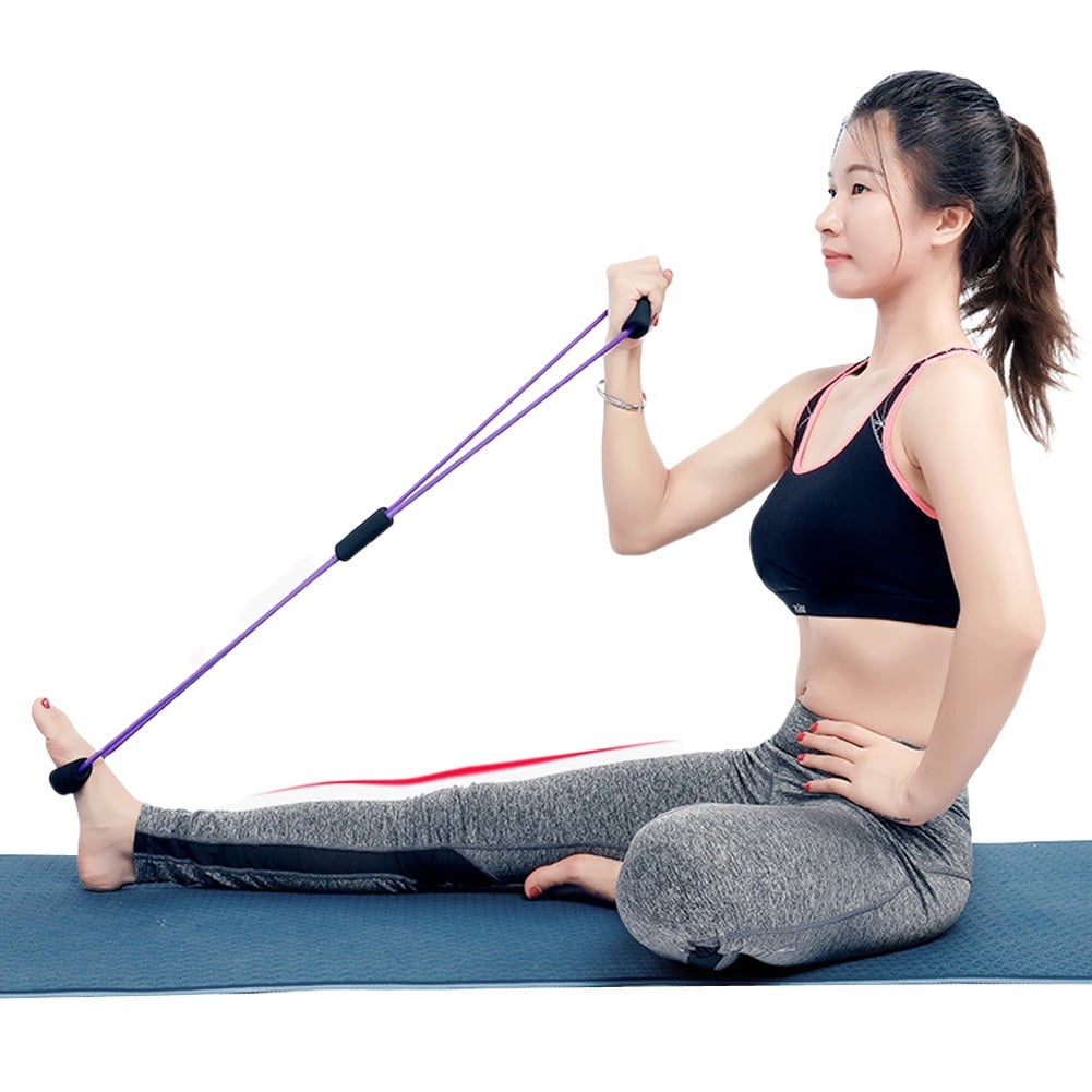 FITNESS LEG JUMP MUSCLE PULL ROPE STRENGTH TRAINING RESISTANCE BAND FILL