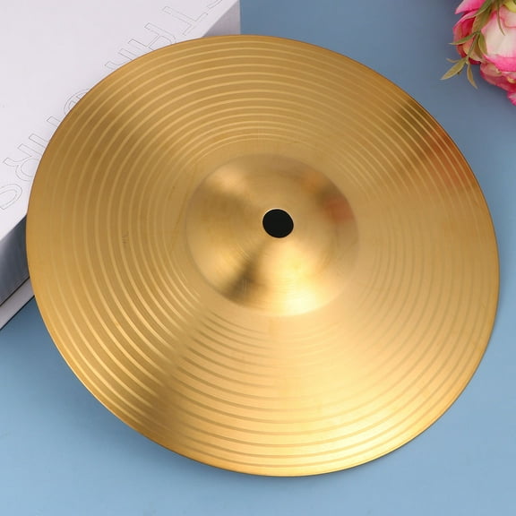YUNLIGHTS Hi Hat Cymbal Brass Cymbal for Students Beginner Practice 1Pack