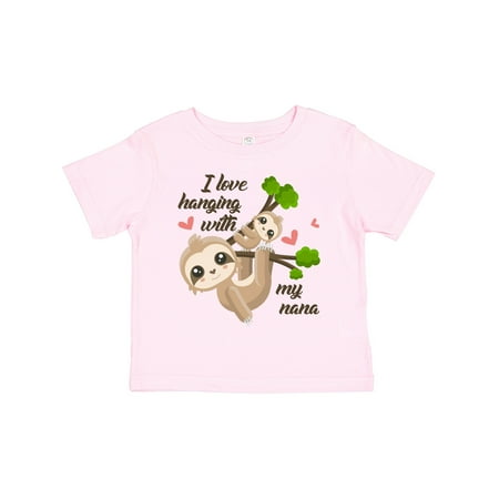 

Inktastic Hanging with My Nana Gift Toddler Boy or Toddler Girl T-Shirt