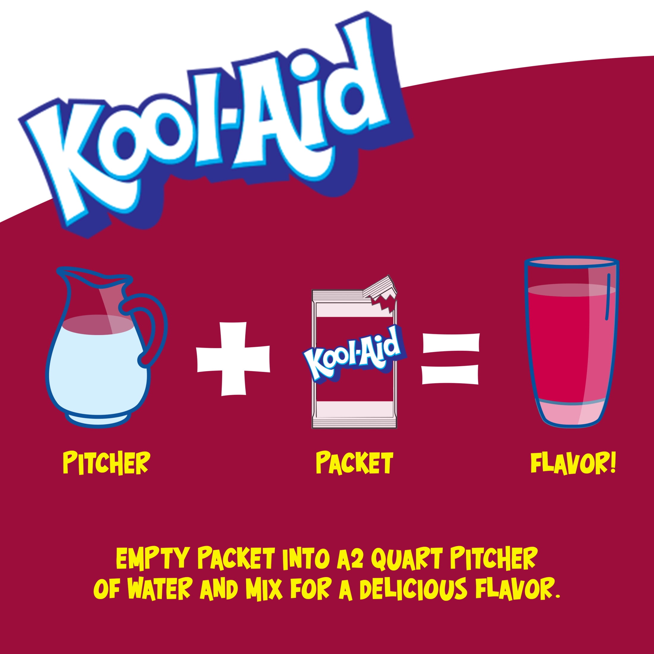 (12 pack) Kool-Aid Unsweetened Black Cherry Powdered Soft Drink Mix, 0.13 oz Packet, Powders