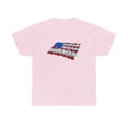 thumbnail image 2 of 'seashell American flag shirt' Unisex Heavy Cotton Tee, 2 of 12