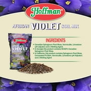 Hoffman Organic African Violet Soil Mix to Promote Long Blooming Cycles and Increase Plant Growth, 4qts