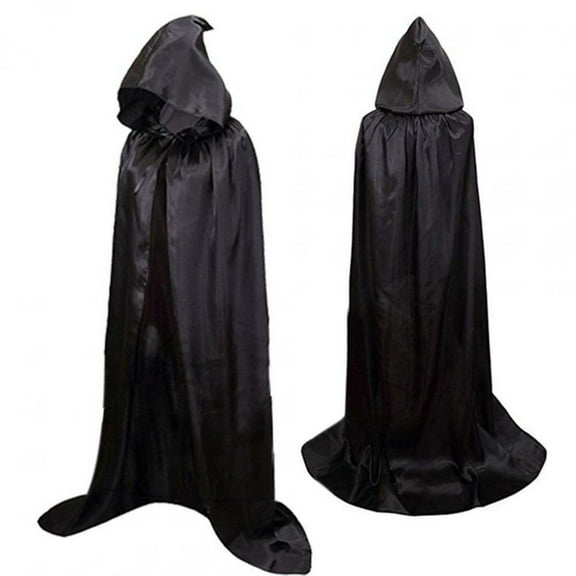 Halloween Leisure Fashion Apparel Witch Cloak Cape Pointed Hat Accessories for Parties and Celebrations