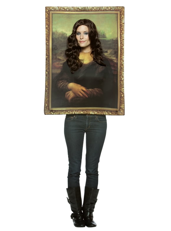 Mona Lisa Halloween Costume Men's and Women's, Adult One Size, Multicolor, by Rasta Imposta