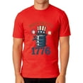 thumbnail image 2 of Fourth Of July Men's Party Like It's 1776 Parody Funny Short-Sleeve T-Shirt, 2 of 5