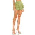 thumbnail image 2 of Mink Pink GREEN/WHITE PIN DOT Safari Star Light Mini Skort, US Medium, 2 of 4
