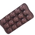 thumbnail image 1 of Monstrate Silicone Animal Head Chocolate Mold Flexible Tools Ice-cube Cake Heats-resistant Bakery Sugar Home Odorless Biscuit Mould Type3 NO3, 1 of 6