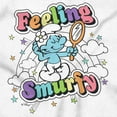 thumbnail image 2 of Vanity Smurf Feeling Smurfy Rainbow Hoodie Sweatshirt Women Brisco Brands S, 2 of 4