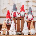 thumbnail image 3 of 8 '' Decoración de gnomo de Navidad hecha a mano Figuras de Santa Decoración de árbol de Navidad rojo Baoblaze Estatuilla coleccionable de navidad, 3 of 6