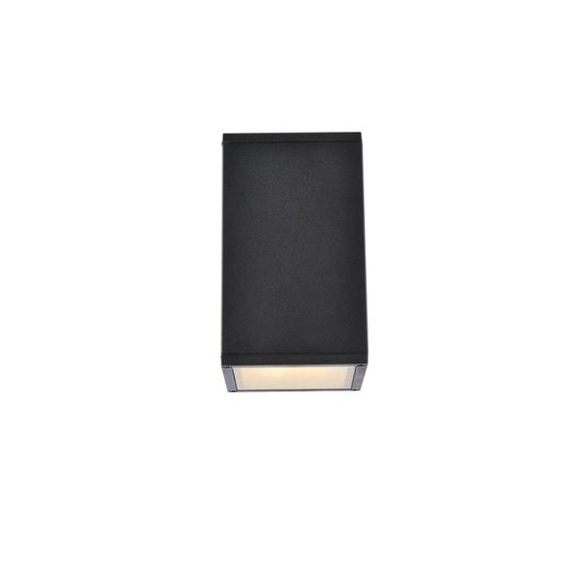 Living District LDOD4041BK Lampe Murale Extérieure Raine 2.28 Po, Noir
