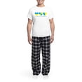 thumbnail image 5 of CafePress - I Stand With Ukraine Heart Pajamas - Men's Light Loose Fit Cotton Pajama Set, 5 of 7