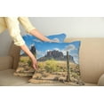 thumbnail image 2 of Ambesonne Nature Throw Pillow Cover 2 Pack, Canyon Cloudy Cliff, 18", Brown Green Blue, 2 of 7